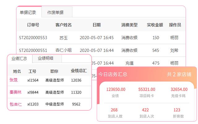 连锁美容院店务系统